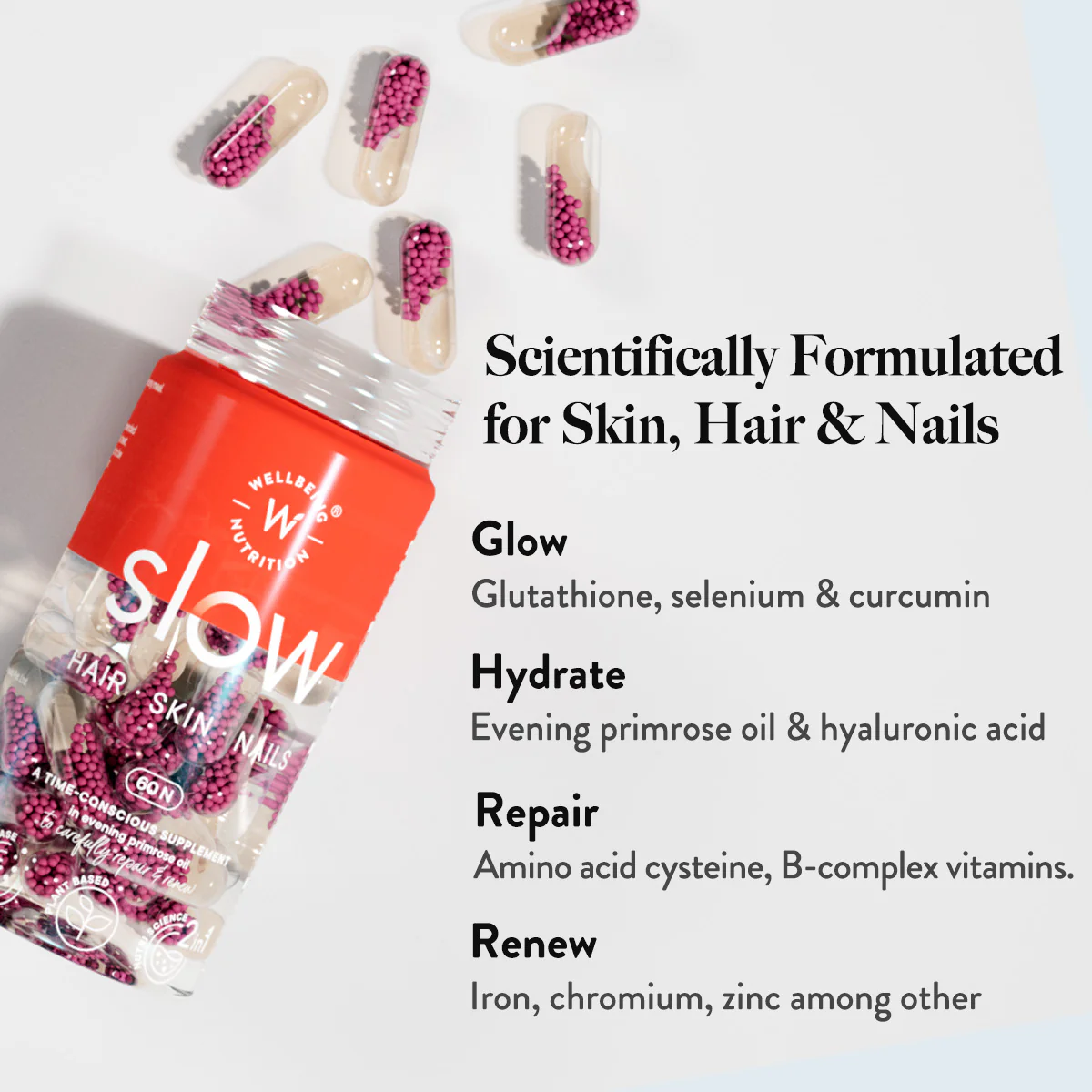Wellbeing Nutrition Slow Hair-Skin-Nails