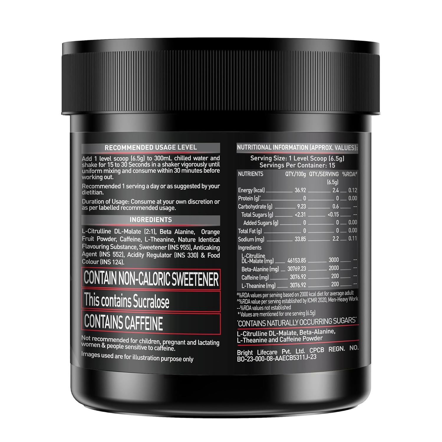 MuscleBlaze Pre Workout 200 Extreme 100g