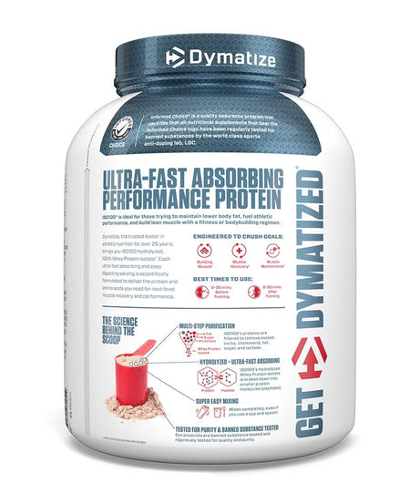 Dymatize Nutrition ISO100 Hydrolyzed Whey Protein Isolate 2.3kg
