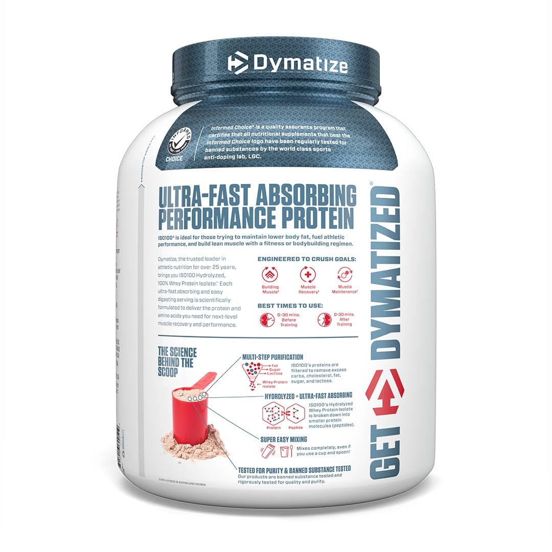 Dymatize Nutrition ISO100 Hydrolyzed Whey Protein Isolate 2.3kg