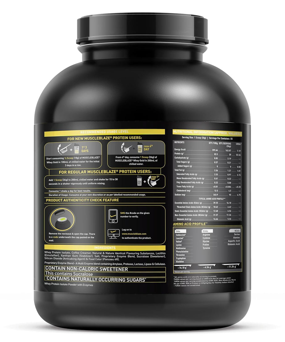 MuscleBlaze Whey Gold 2kg