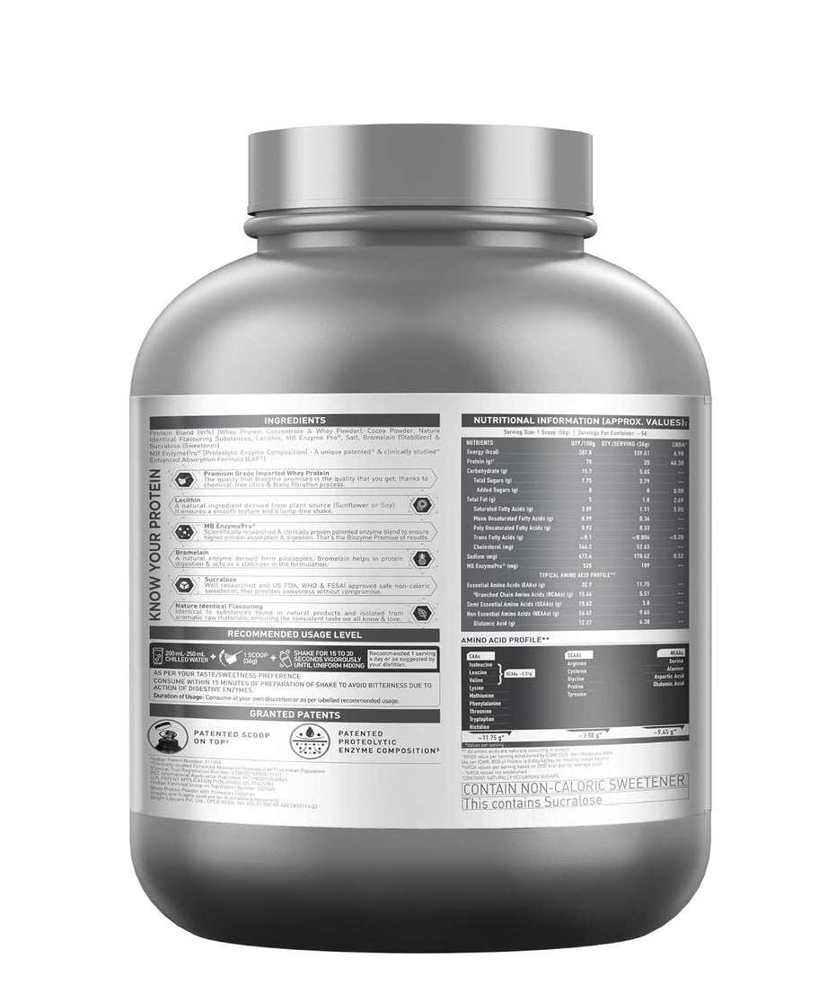 MuscleBlaze Biozyme Performance Whey 2kg