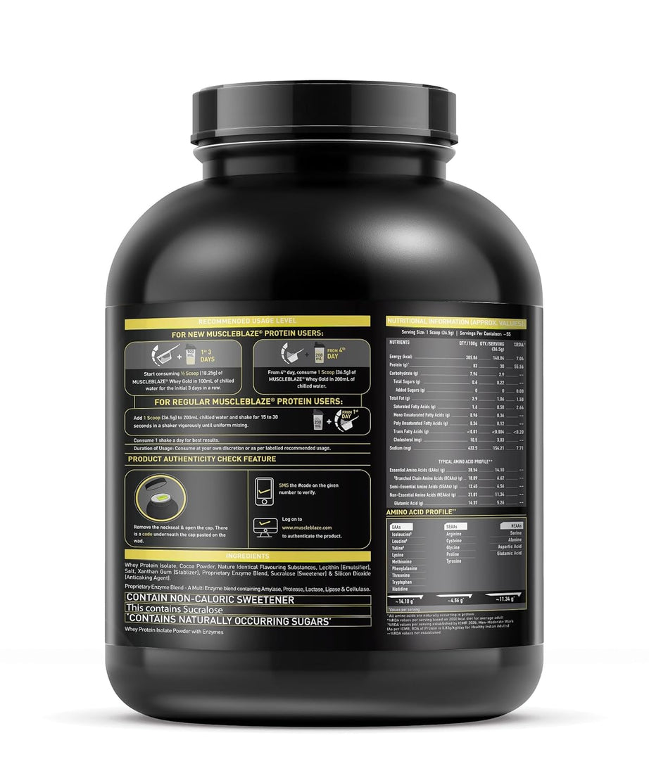 MuscleBlaze Whey Gold 2kg