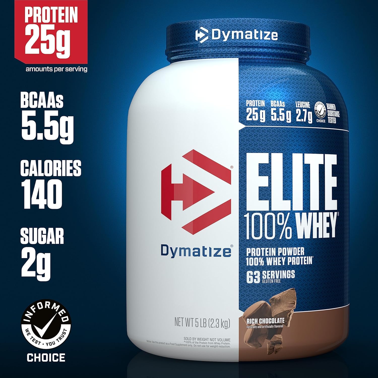 Dymatize Nutrition Elite 100% Whey 2.3kg