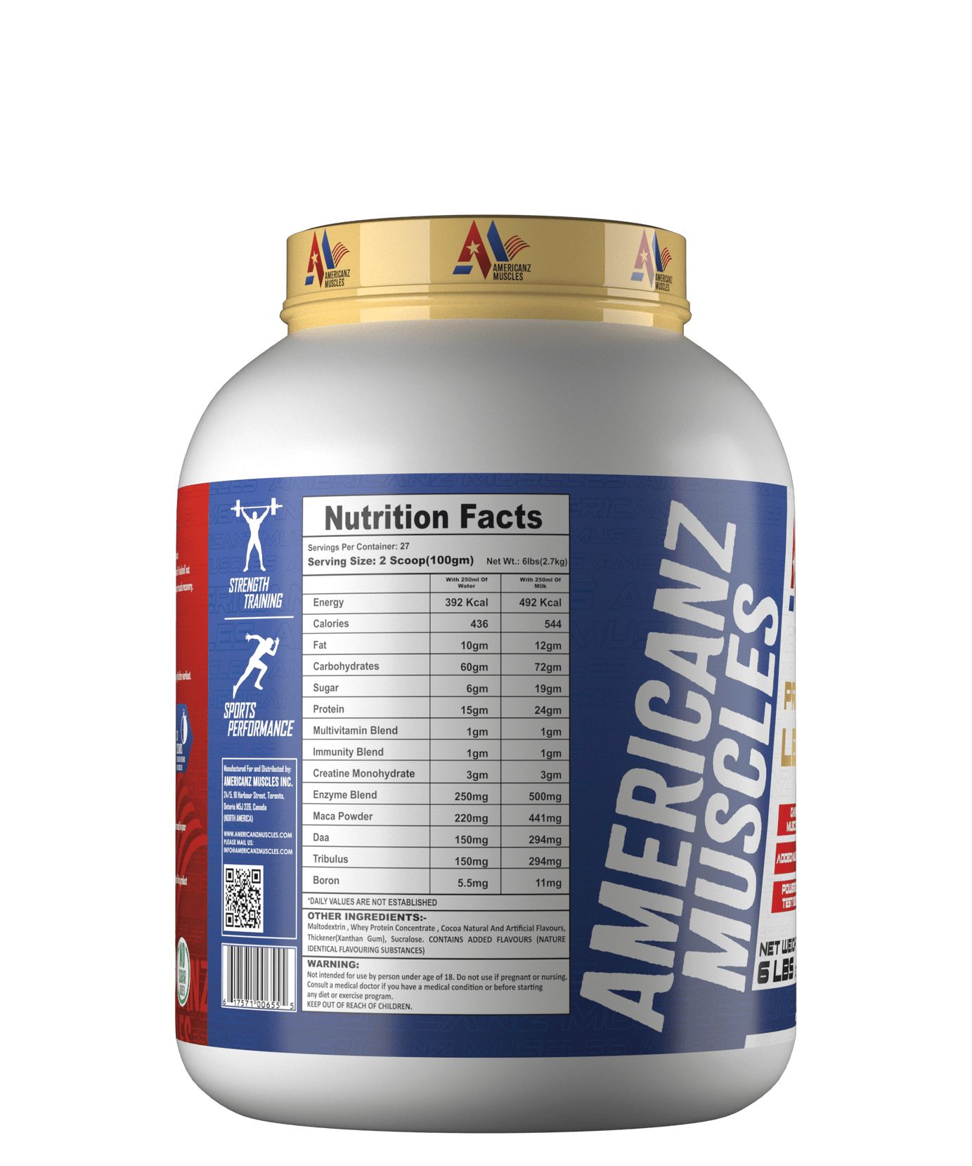 Americanz Muscles Professional Lean Mass 2.7kg