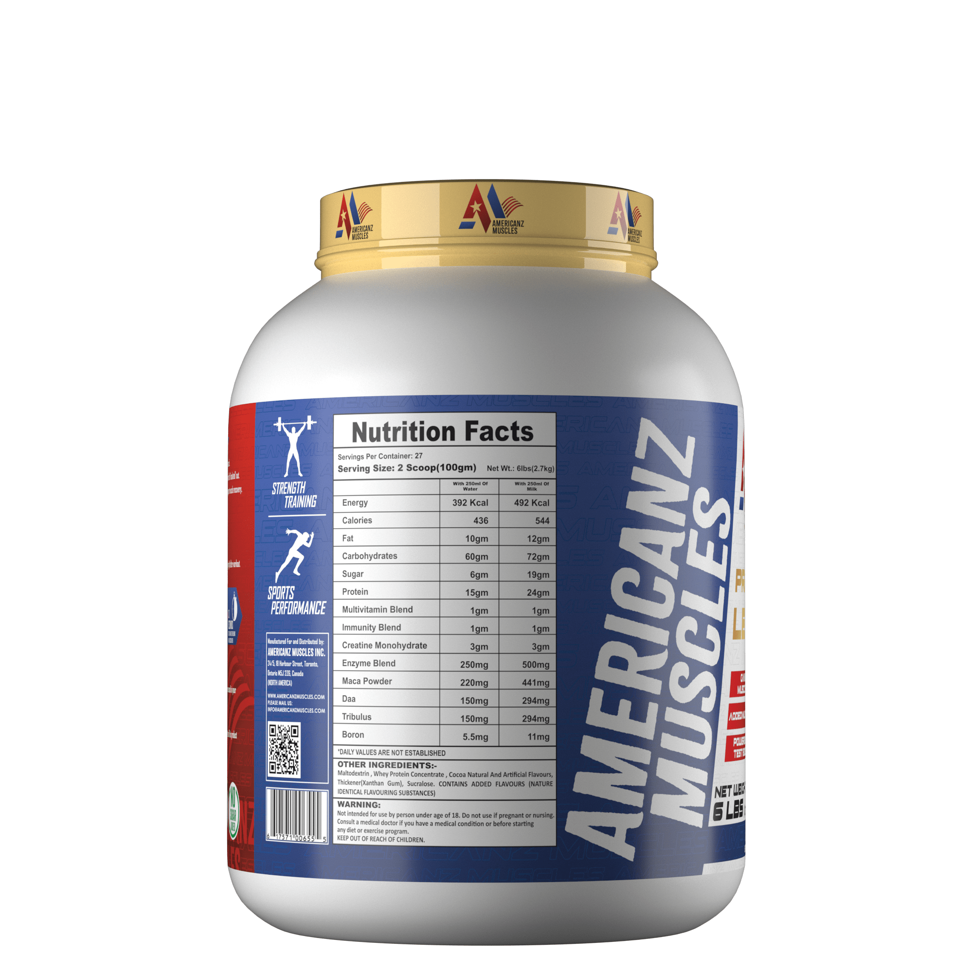 Americanz Muscles Professional Lean Mass 2.7kg
