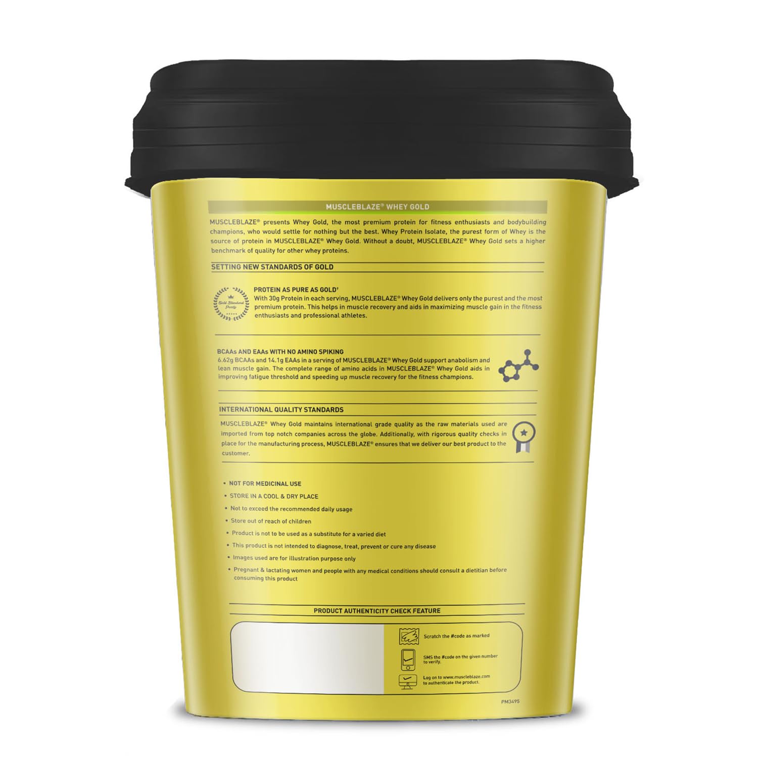 MuscleBlaze Whey Gold 4kg