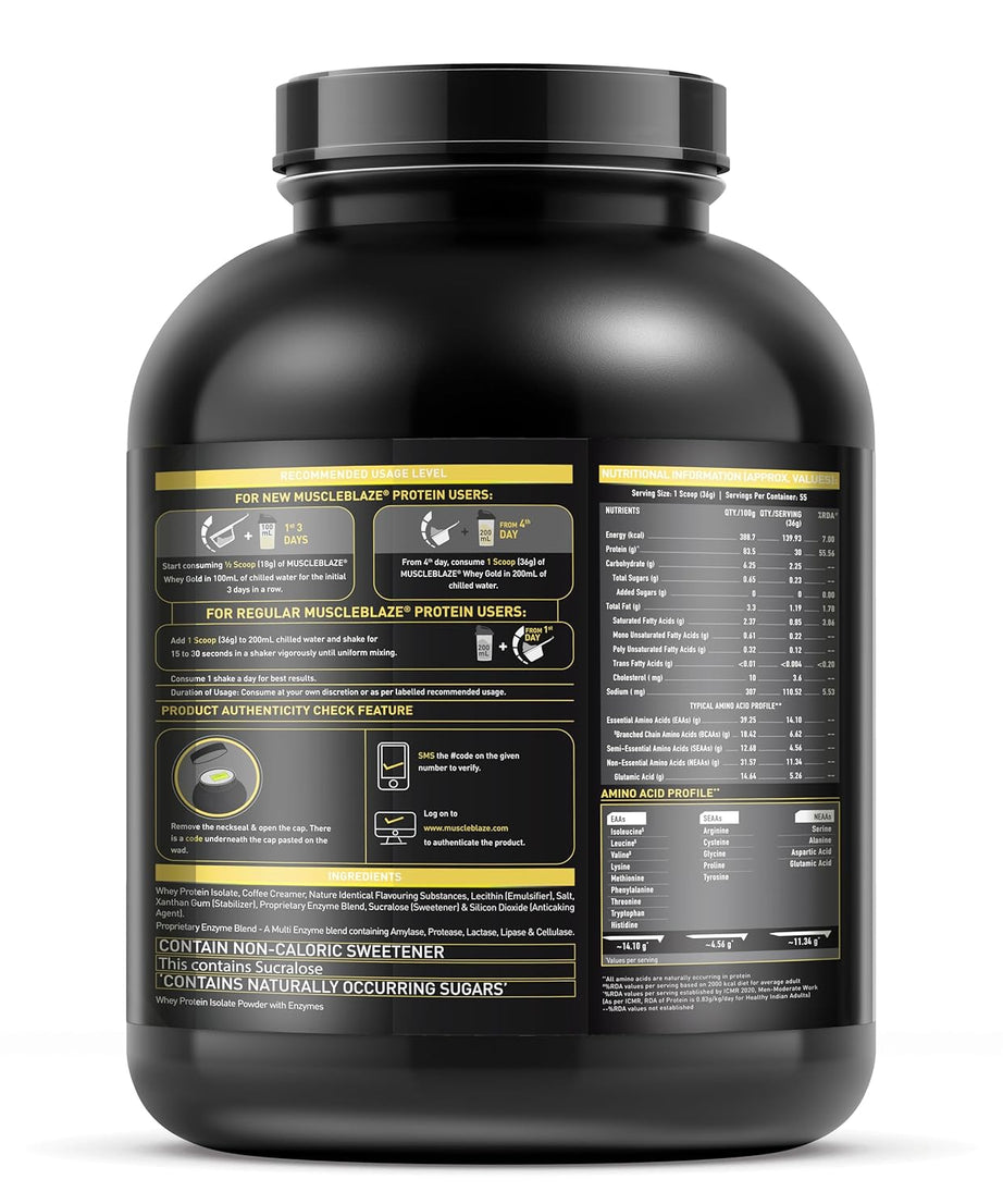 MuscleBlaze Whey Gold 2kg