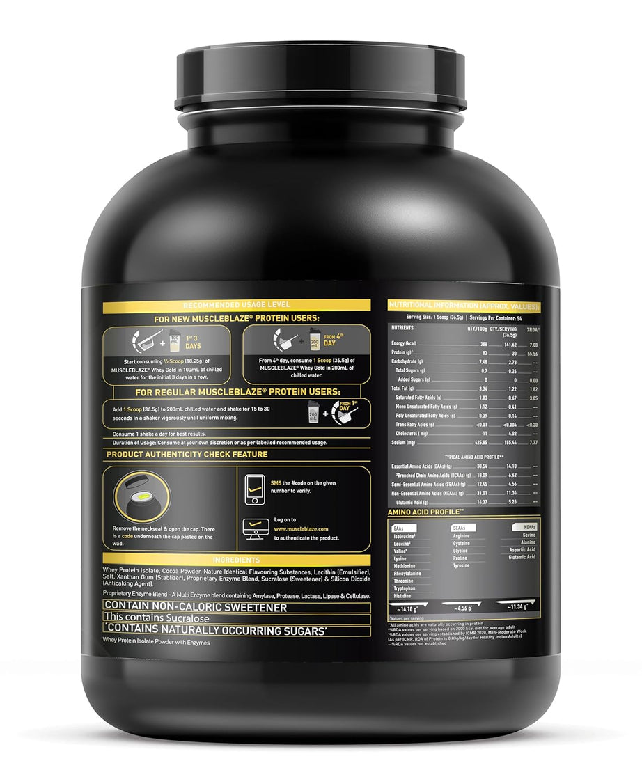MuscleBlaze Whey Gold 2kg