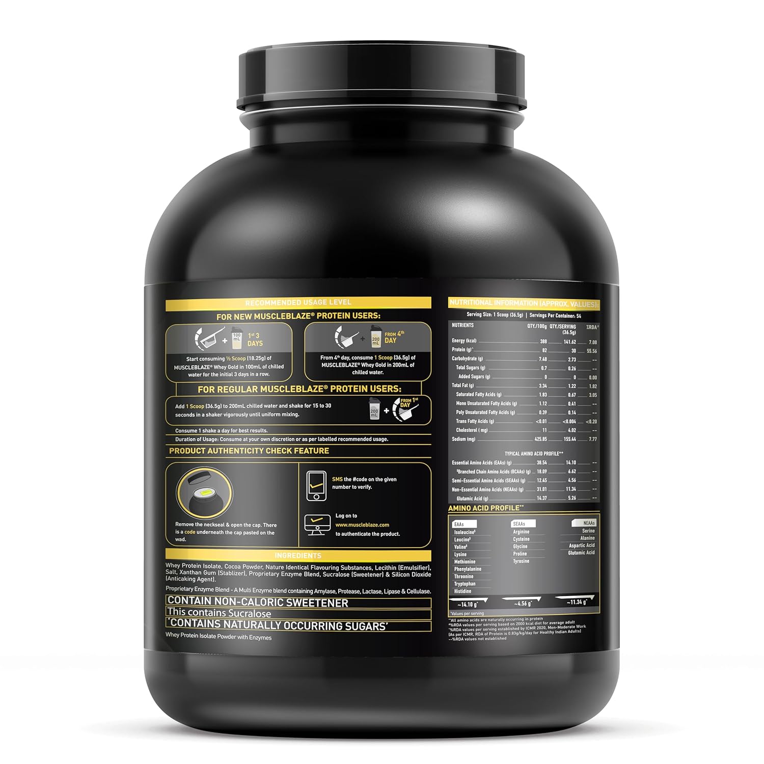 MuscleBlaze Whey Gold 2kg