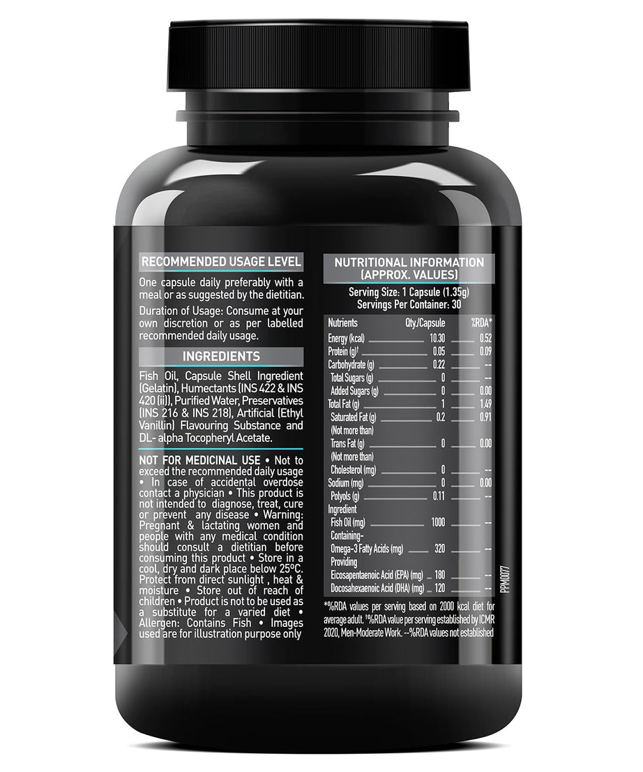 MuscleBlaze Fish Oil 1000mg