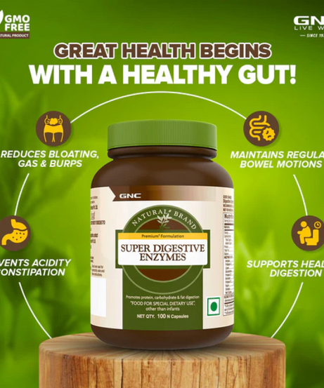GNC Natural Brand Super Digestive Enzymes