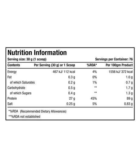 One Science Nutrition 100% Isogold Whey Protein 907g