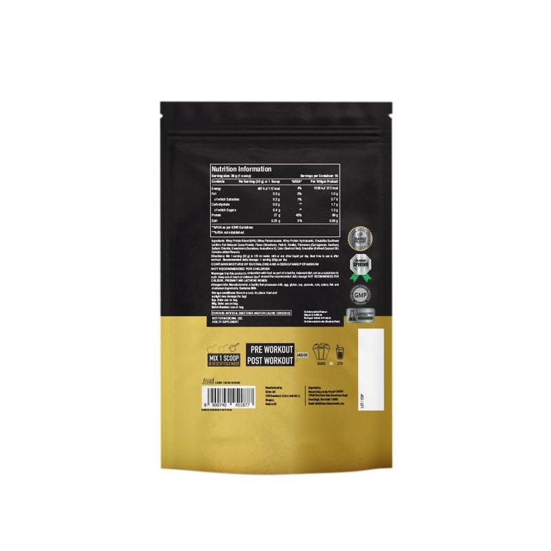 One Science Nutriton 100% Premium Whey Protein 454g
