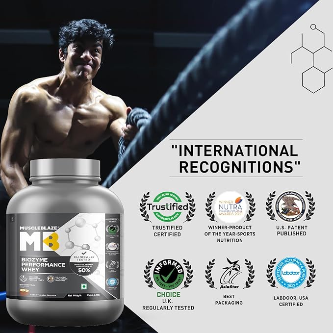 MuscleBlaze Biozyme Performance Whey 2kg