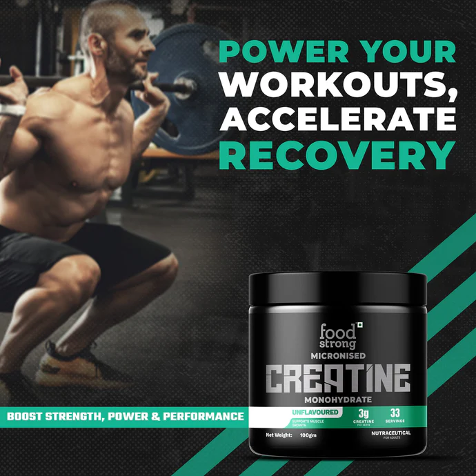 Foodstrong Micronized Creatine Monohydrate 100g