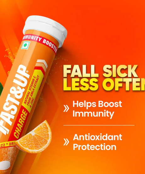 Fast&Up Immunity Booster Fizzy Orange