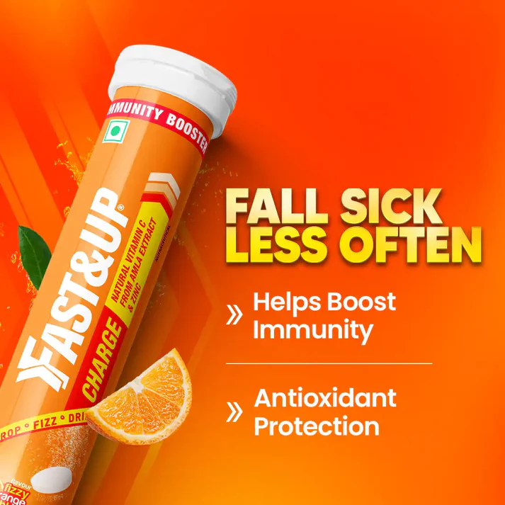 Fast&Up Immunity Booster Fizzy Orange