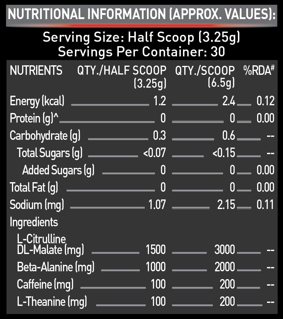 MuscleBlaze Pre Workout 200 Extreme 100g