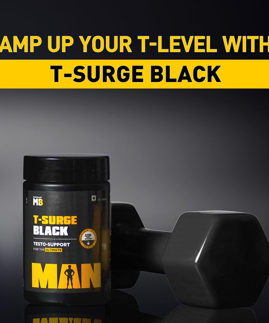 MuscleBlaze T-Surge Black