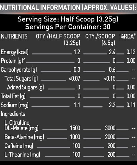 MuscleBlaze Pre Workout 200 Extreme 100g