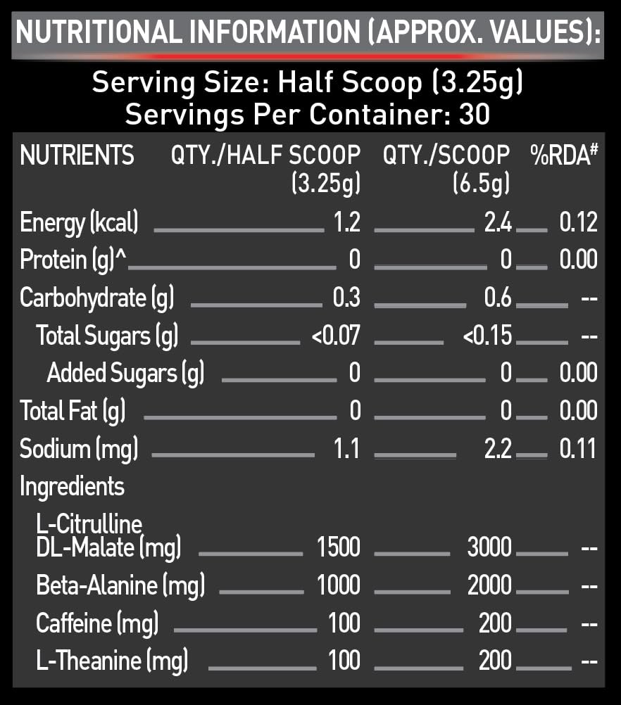MuscleBlaze Pre Workout 200 Extreme 100g