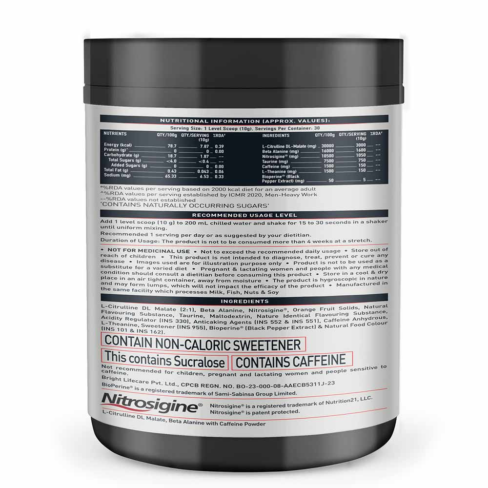 MuscleBlaze WrathX Pump 30servings