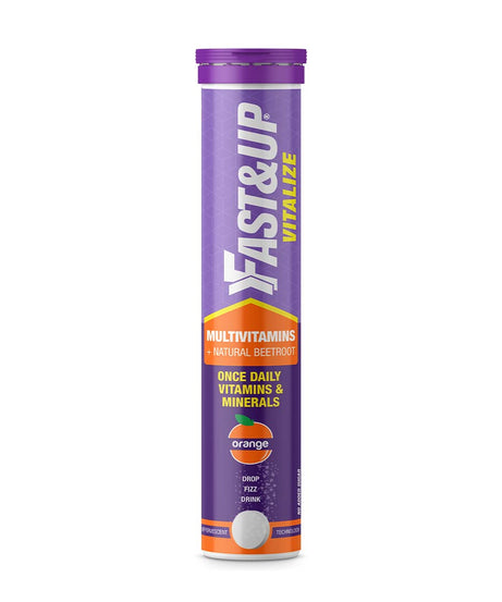 Fast&Up Vitalize Multivitamins+Beetroot Orange Flavour 20 Effervescent Tablets