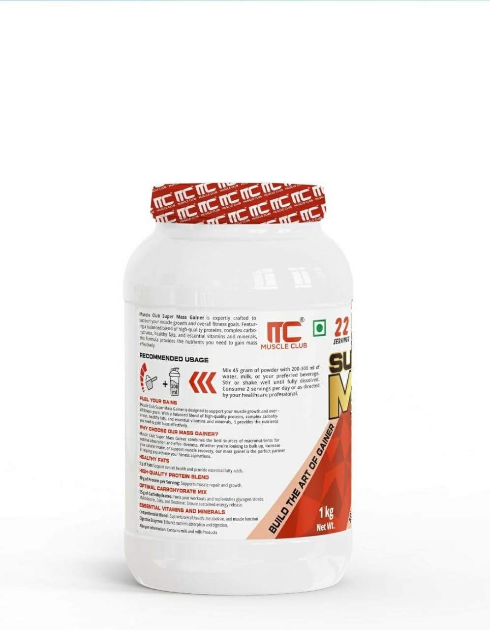 Muscle Club Super Mass Build 1kg