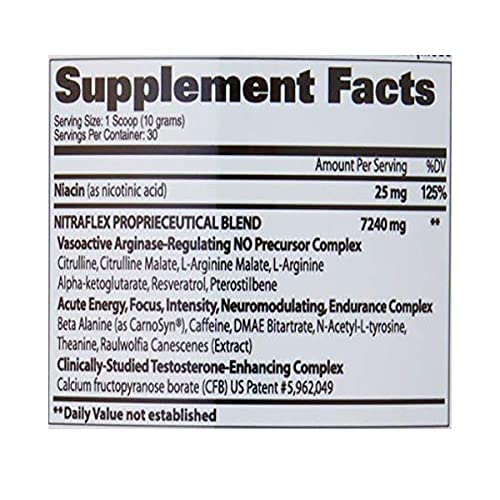 GAT sport Nitraflex Hypermia & Testosterone Enhancing Formula 30servings