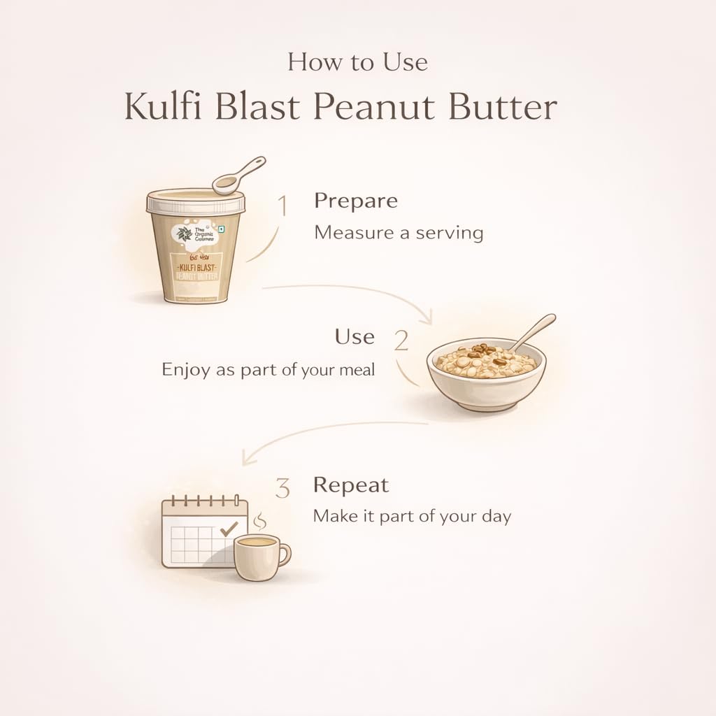 The Organic Cosmos Kulfi Blast Peanut Butter 1kg
