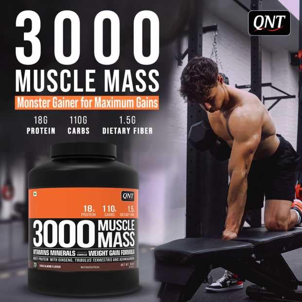 Qnt 3000 Muscle Mass 908g