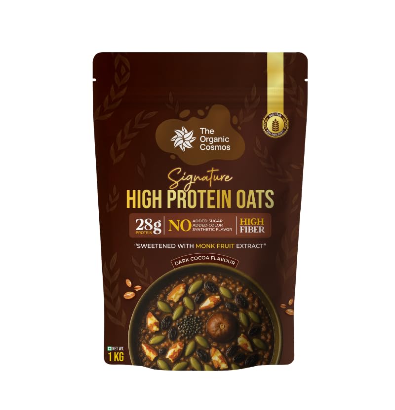 The Organic Cosmos High Protein Oats 1kg