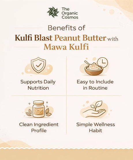 The Organic Cosmos Kulfi Blast Peanut Butter 1kg
