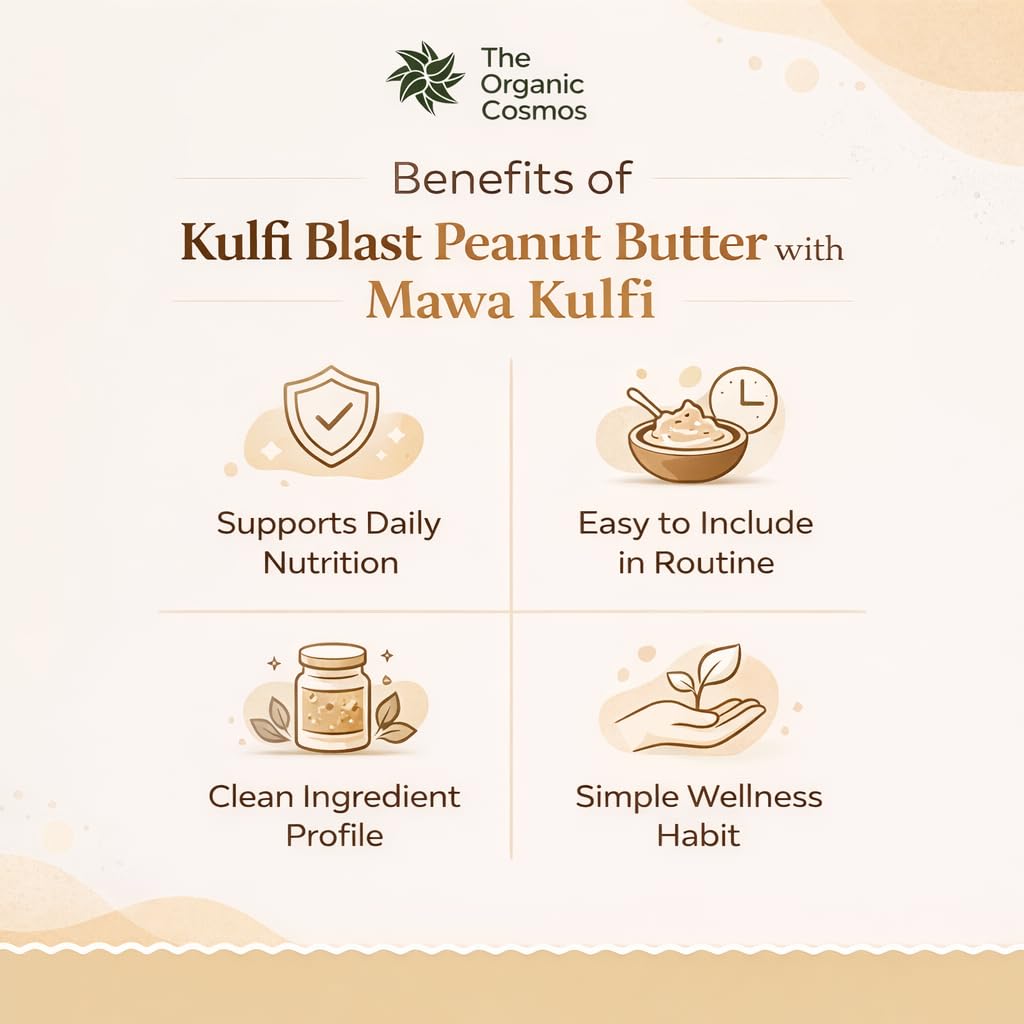 The Organic Cosmos Kulfi Blast Peanut Butter 1kg