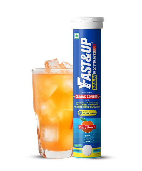 Fast&Up Man Extend | Testofen+Brahmi+Performance Boosters 20 Effervescent Tablets