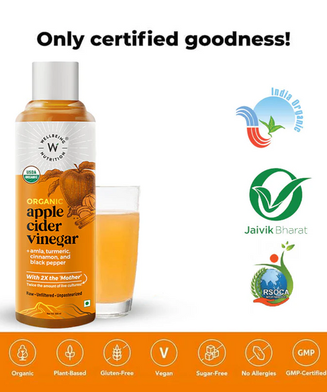 Wellbeing Nutrition Apple Cider Vinegar Amla 500ml