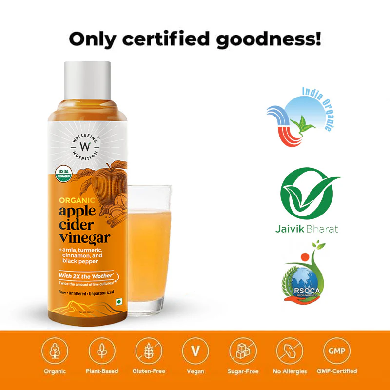 Wellbeing Nutrition Apple Cider Vinegar Amla 500ml