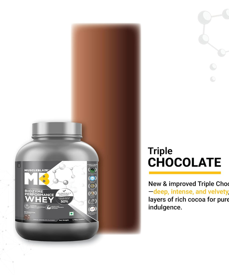 MuscleBlaze Biozyme Performance Whey 1.75kg