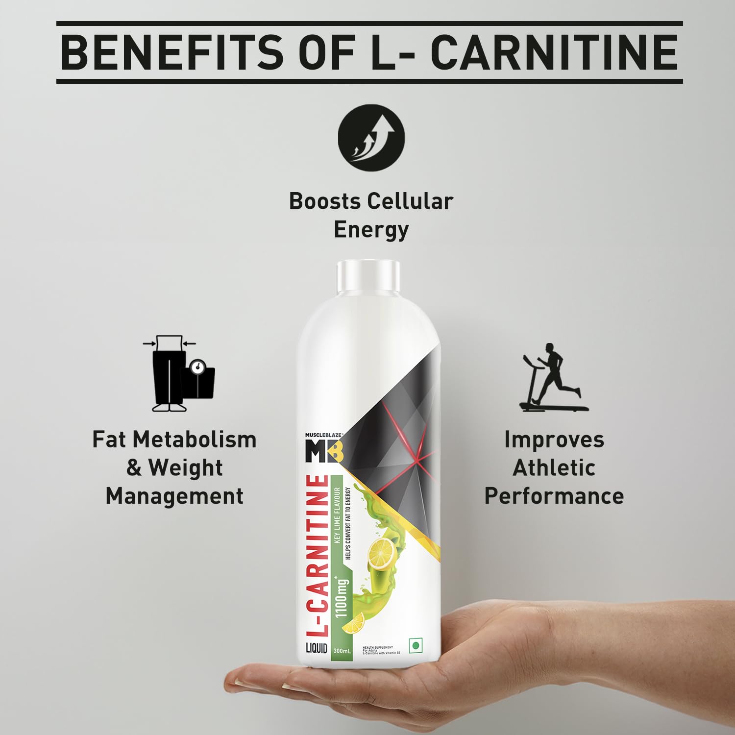MuscleBlaze L-Carnitine 1100mg 300ml