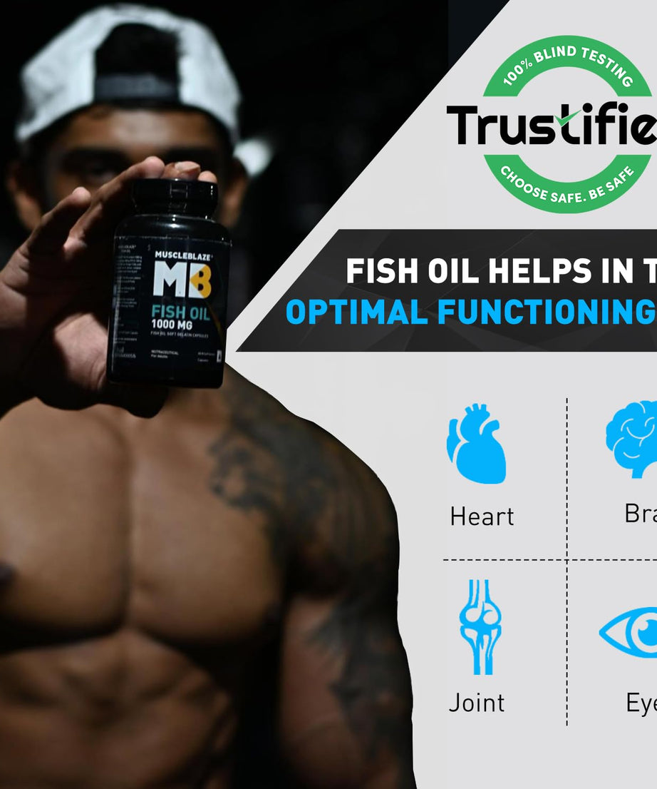 MuscleBlaze Fish Oil 1000mg