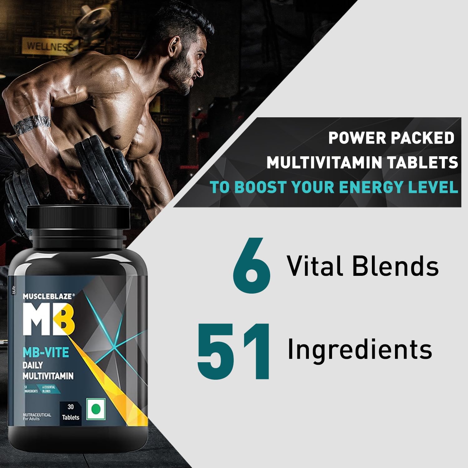 MuscleBlaze-VITE Daily Multivitamin