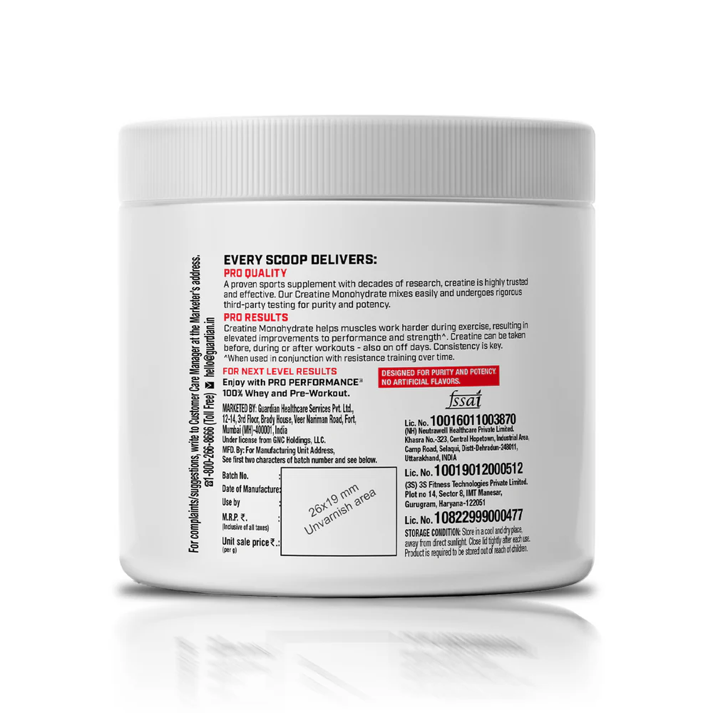 GNC Creatine Monohydrate 100g