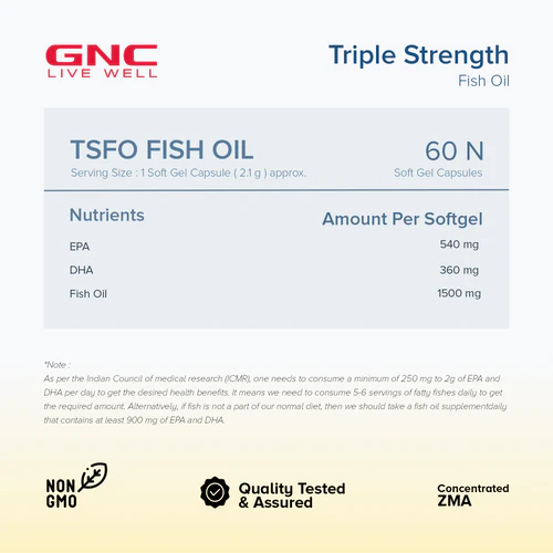 GNC Triple Strength Fish oil