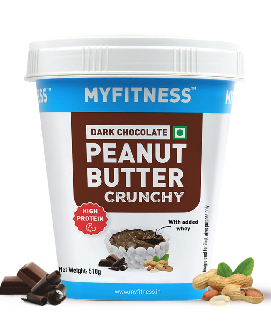 My Fitness Dark Chocolate Peanut Butter Crunchy 510g