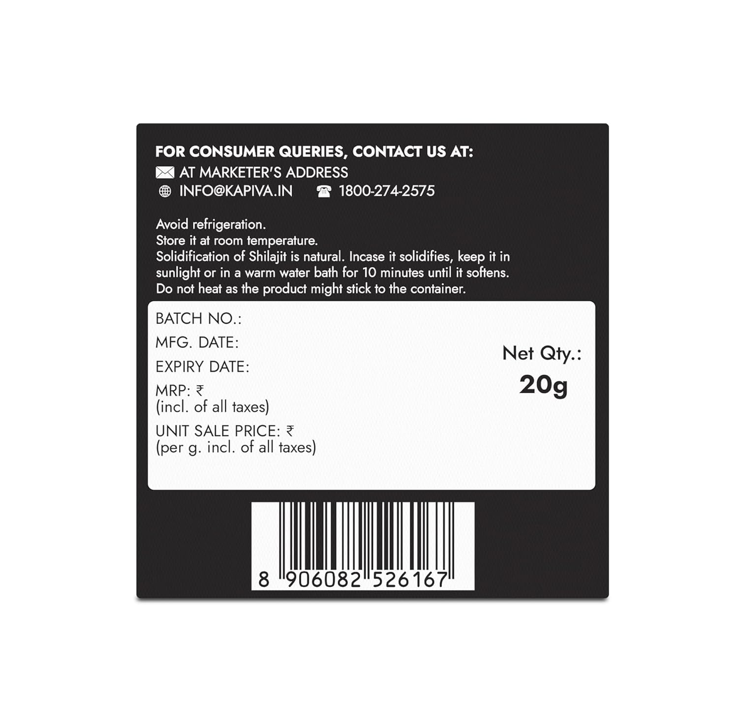 Kapiva Shilajit Himalayan Origin 20g