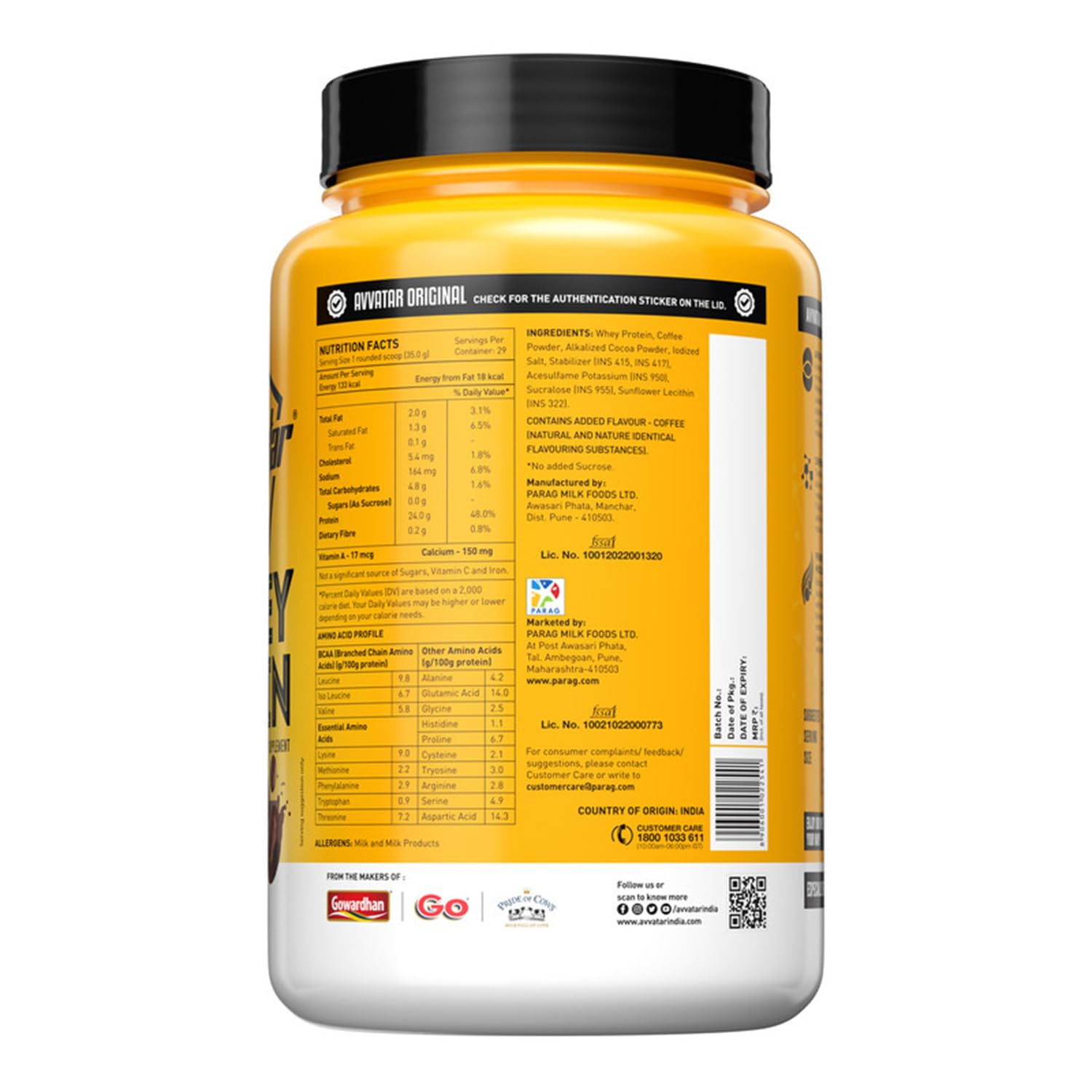 Avvatar Whey Protein 1kg