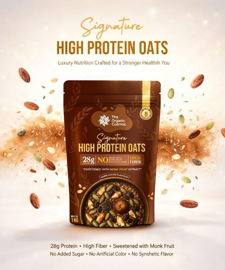 The Organic Cosmos High Protein Oats 1kg