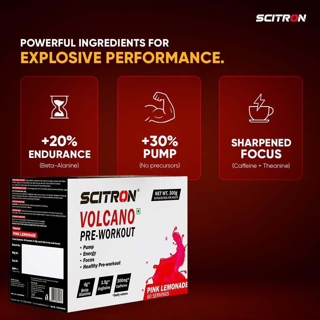 Scitron Volcano Pre-Workout 300g