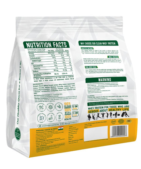 The Organic Cosmos Clean Whey Protein Isolate & Concentrate 2kg
